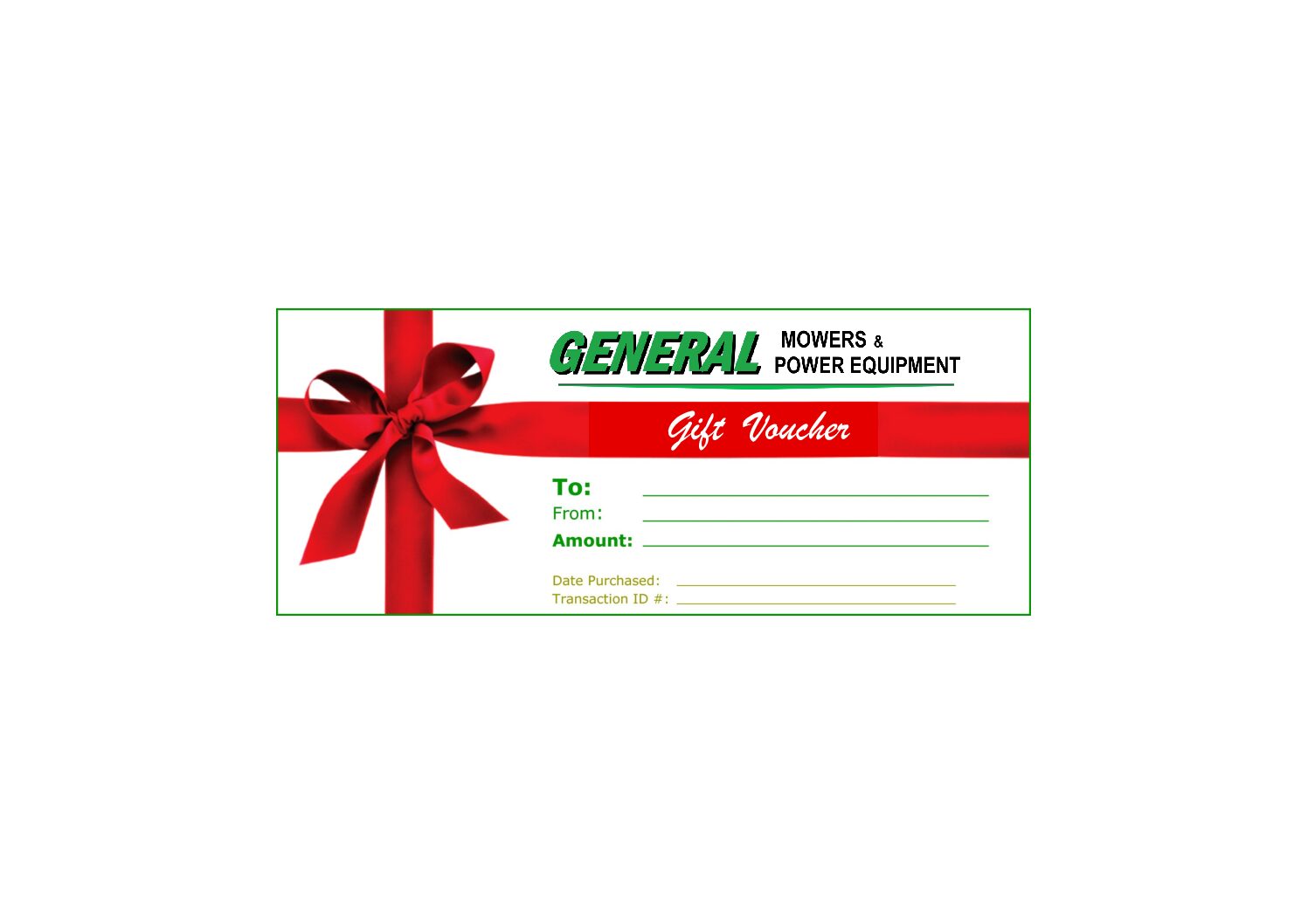 Store Credit / Gift Certificate-$50 - General Mower