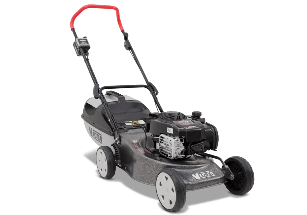 Victa 18" Corvette 300, Push Start Button, Steel Base, Mulch or Catch Push Mower